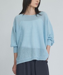 qualite scape（カリテ スケープ）の「【夏まで快適に着られる】camifine ニットプルオーバー　夏服　オフィスカジュアル（ニット/セーター）」