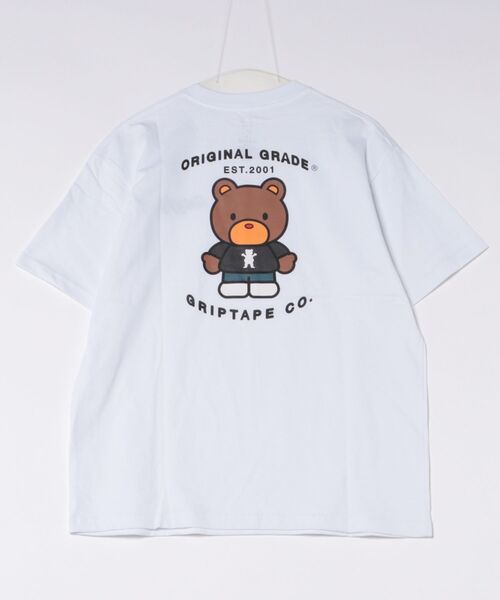 GRIZZLY(グリズリー)の「【ムラサキスポーツ限定】GRIZZLY/グリズリー 半袖 Tシャツ PLUSHIE BEAR SST G26SS-2432(Tシャツ/カットソー・レディース・ブラック/ホワイト・L/M)」の4枚目の写真