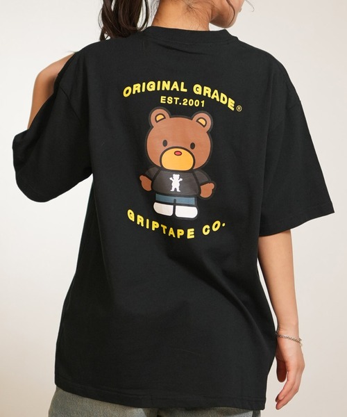 GRIZZLY(グリズリー)の「【ムラサキスポーツ限定】GRIZZLY/グリズリー 半袖 Tシャツ PLUSHIE BEAR SST G26SS-2432(Tシャツ/カットソー・レディース・ブラック/ホワイト・L/M)」の2枚目の写真