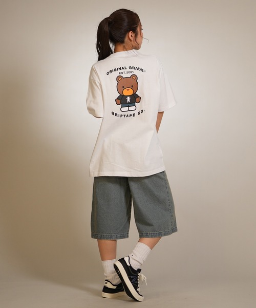 GRIZZLY(グリズリー)の「【ムラサキスポーツ限定】GRIZZLY/グリズリー 半袖 Tシャツ PLUSHIE BEAR SST G26SS-2432(Tシャツ/カットソー・レディース・ブラック/ホワイト・L/M)」の8枚目の写真