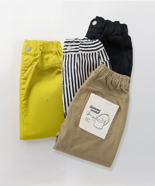BRANSHES(ブランシェス)の「ガーデナーテーパードツイルパンツ(その他パンツ・キッズ・イエロー/ネイビー/ベージュ/ブラック・150/100/110/130/120/140/90/160)」の8枚目の写真