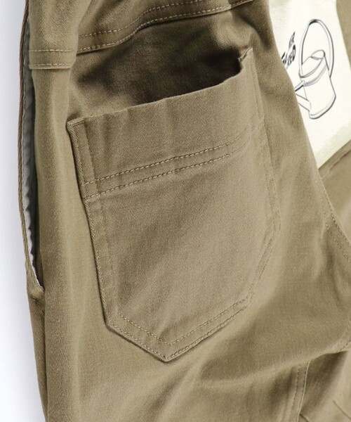 BRANSHES(ブランシェス)の「ガーデナーテーパードツイルパンツ(その他パンツ・キッズ・イエロー/ネイビー/ベージュ/ブラック・150/100/110/130/120/140/90/160)」の13枚目の写真