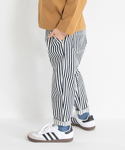 BRANSHES(ブランシェス)の「ガーデナーテーパードツイルパンツ(その他パンツ・キッズ・イエロー/ネイビー/ベージュ/ブラック・150/100/110/130/120/140/90/160)」の18枚目の写真