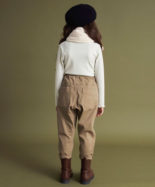 BRANSHES（ブランシェス）の「【新色追加】ガーデナーテーパードツイルパンツ（その他パンツ・キッズ・イエロー/ネイビー/ベージュ/ブラック/ブルー/その他1・150/100/110/130/120/140/90/160/80）」の13枚目の写真