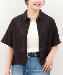 ネットジャガードシャツ
