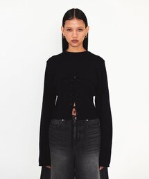 BOLERO LAYERED KNIT (navy)