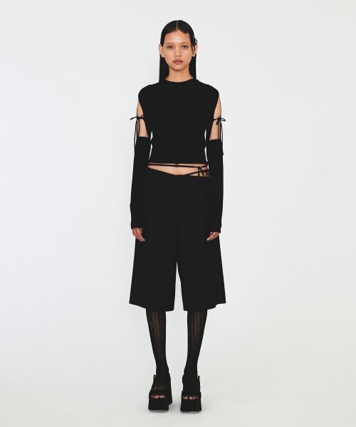 DIAGONAL(ダイアゴナル)の「BOLERO LAYERED KNIT (navy)(ニット/セーター・レディース・その他・FREE)」の5枚目の写真
