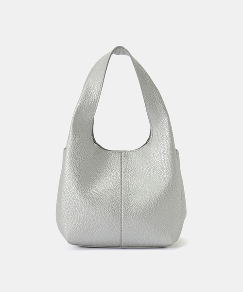 B.C STOCK（ベーセーストック）の「ポーチ付きスクエアバッグ（ショルダーバッグ・レディース・ブラック/シルバー/ベージュ・FREE）」の3枚目の写真