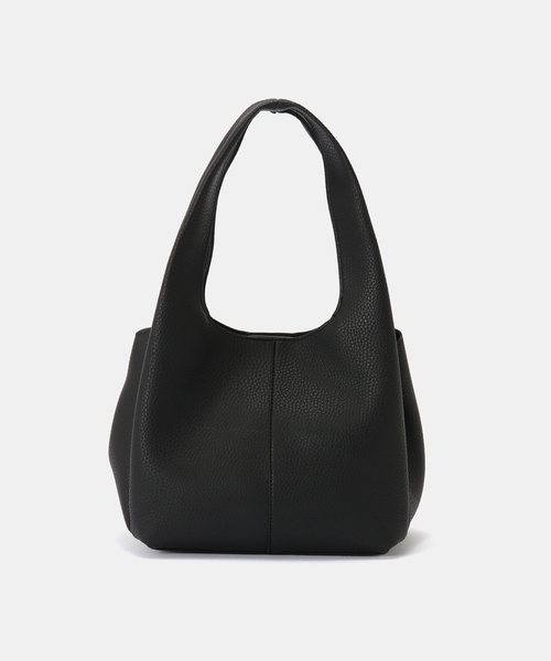 B.C STOCK（ベーセーストック）の「ポーチ付きスクエアバッグ（ショルダーバッグ・レディース・ブラック/シルバー/ベージュ・FREE）」の5枚目の写真