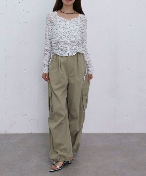 archives（アルシーヴ）の「アソートカットＪＱギャザーＴＯＰＳ（Tシャツ/カットソー・レディース・アイボリー/ブラック/オフホワイト・MEDIUM）」の19枚目の写真