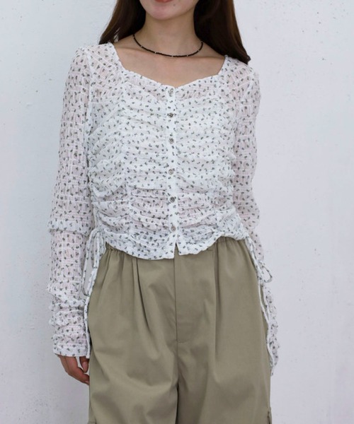 archives（アルシーヴ）の「アソートカットＪＱギャザーＴＯＰＳ（Tシャツ/カットソー・レディース・アイボリー/ブラック/オフホワイト・MEDIUM）」の16枚目の写真