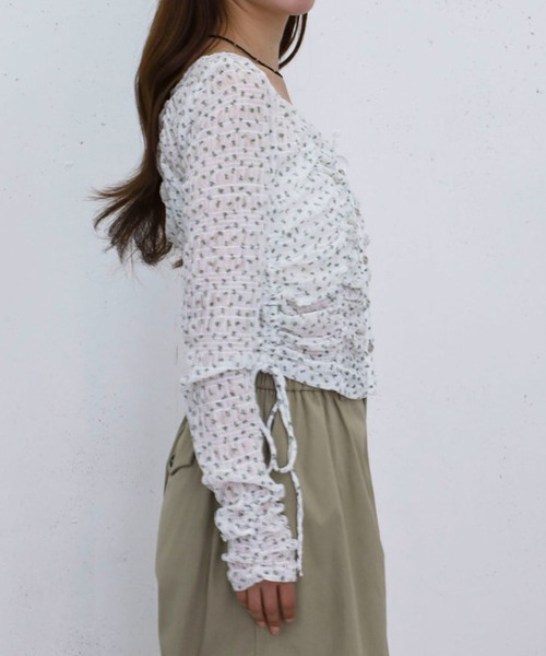 archives（アルシーヴ）の「アソートカットＪＱギャザーＴＯＰＳ（Tシャツ/カットソー・レディース・アイボリー/ブラック/オフホワイト・MEDIUM）」の17枚目の写真