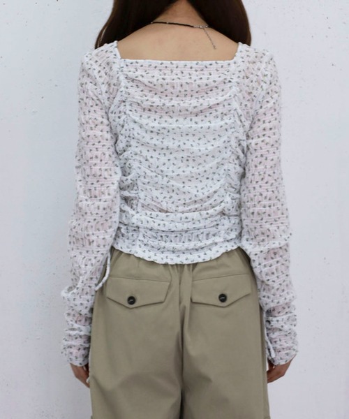 archives（アルシーヴ）の「アソートカットＪＱギャザーＴＯＰＳ（Tシャツ/カットソー・レディース・アイボリー/ブラック/オフホワイト・MEDIUM）」の18枚目の写真