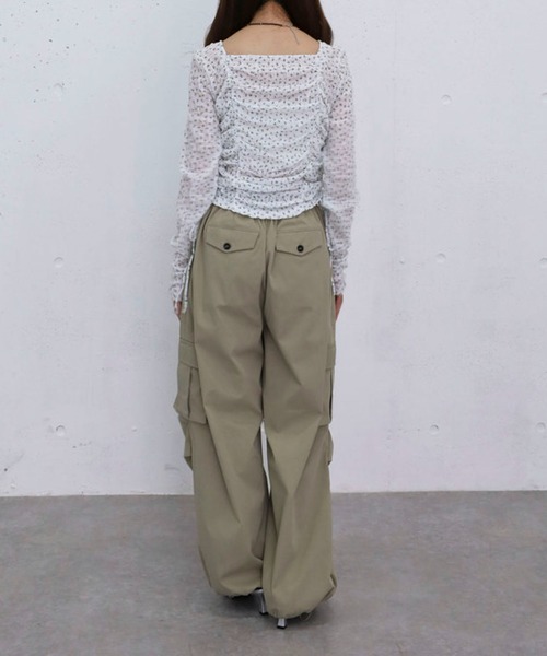archives（アルシーヴ）の「アソートカットＪＱギャザーＴＯＰＳ（Tシャツ/カットソー・レディース・アイボリー/ブラック/オフホワイト・MEDIUM）」の22枚目の写真
