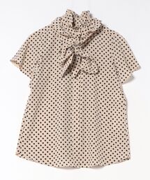 LOULOU WILLOUGHBY | 【LOULOU WILLOUGHBY】デシンドットフレアスリーブBL A(シャツ/ブラウス)