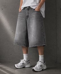 ８(eight) | 加工デニムワイドショーツ(デニムパンツ)
