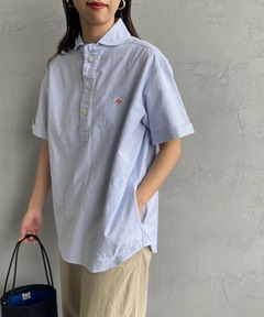 DANTON/ダントン] ラウンドカラー オックスフォードプルオーバーシャツ
