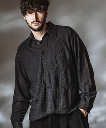 【NO ID.】Airy Slub Sheer Shirt / エアリー スラブ シアー シャツ