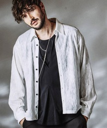 NO ID.（ノーアイディ）の「【NO ID.】Airy Slub Sheer Shirt   エアリー スラブ シアー シャツ（シャツ/ブラウス）」