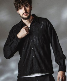 【NO ID.】Airy Slub Sheer Shirt / エアリー スラブ シアー シャツ
