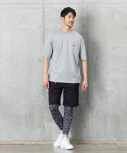 J.J camp(ジェイジェイキャンプ)の「兄弟・姉妹・親子で着られるTシャツ半袖 ワンポイント刺しゅう kamome syokudo(Tシャツ/カットソー・メンズ・ホワイト/グレー/イエロー・M/L/S/XL/XS)」の19枚目の写真