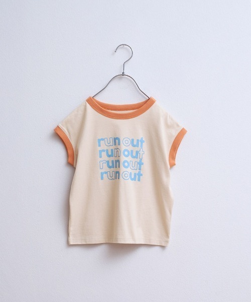 LYKKE(リッケ)の「マイニチお洗濯してもよれにくいフレンチTシャツ(Tシャツ/カットソー・キッズ・チャコール/イエロー/ブルーグリーン/ライトブルー/アイボリー/ライトベージュ・90/100/110/120/130)」の7枚目の写真
