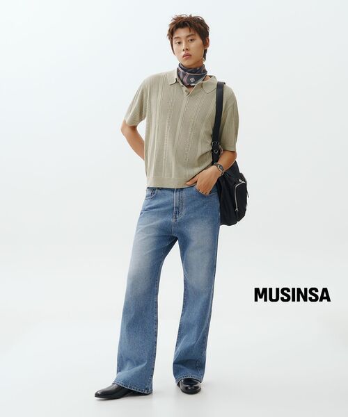KNITTED（ニッティド）の「リネンスカシカラー半袖ニットオリーブ（ニット/セーター・レディース・その他・MEDIUM/LARGE/X-LARGE）」の8枚目の写真