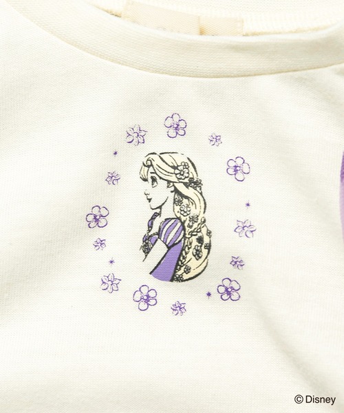 Disney(ディズニー)の「【DisneyCollection/ディズニーコレクション】半袖Tシャツ×チュールキャミソール(Tシャツ/カットソー・キッズ・オフホワイト/ラベンダー・110/90/130/120/100)」の21枚目の写真