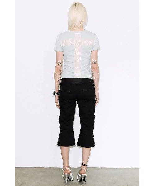 FANCY CLUB(ファンシークラブ)の「A'GEM/9 × .kom 『FANCY CLUB/ファンシークラブ』BACK CROSS TEE/バッククロスTシャツ(Tシャツ/カットソー・レディース・ホワイト/ライトグリーン/ブラック/イエロー/ピンク・FREE)」の19枚目の写真