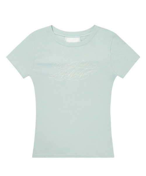 FANCY CLUB(ファンシークラブ)の「A'GEM/9 × .kom 『FANCY CLUB/ファンシークラブ』BACK CROSS TEE/バッククロスTシャツ(Tシャツ/カットソー・レディース・ホワイト/ライトグリーン/ブラック/イエロー/ピンク・FREE)」の20枚目の写真