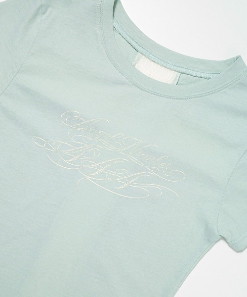 FANCY CLUB(ファンシークラブ)の「A'GEM/9 × .kom 『FANCY CLUB/ファンシークラブ』BACK CROSS TEE/バッククロスTシャツ(Tシャツ/カットソー・レディース・ホワイト/ライトグリーン/ブラック/イエロー/ピンク・FREE)」の22枚目の写真