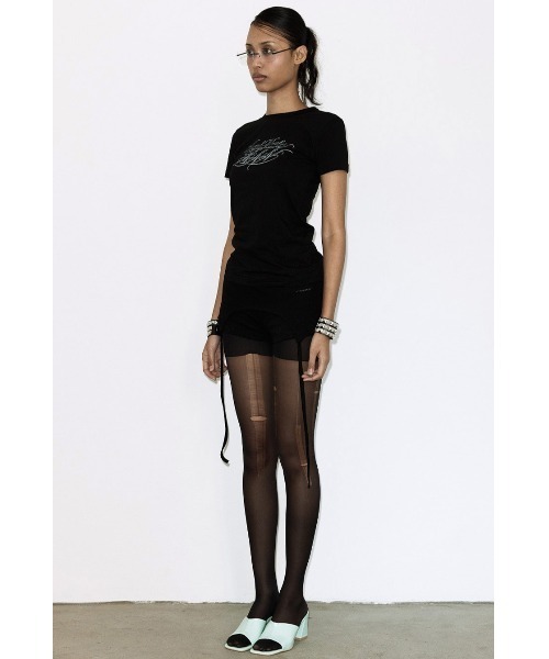 FANCY CLUB(ファンシークラブ)の「A'GEM/9 × .kom 『FANCY CLUB/ファンシークラブ』BACK CROSS TEE/バッククロスTシャツ(Tシャツ/カットソー・レディース・ホワイト/ライトグリーン/ブラック/イエロー/ピンク・FREE)」の13枚目の写真