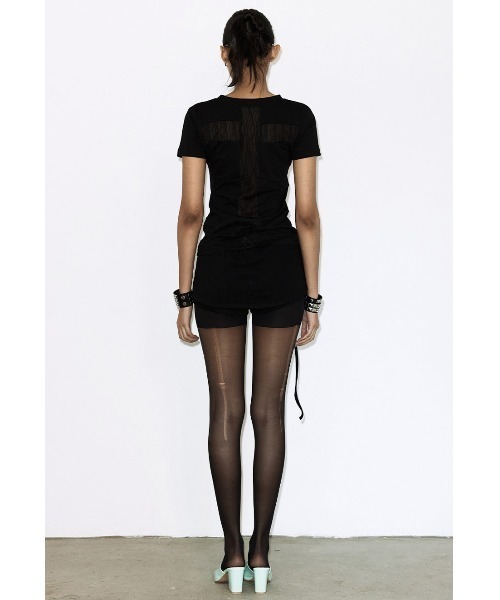 FANCY CLUB(ファンシークラブ)の「A'GEM/9 × .kom 『FANCY CLUB/ファンシークラブ』BACK CROSS TEE/バッククロスTシャツ(Tシャツ/カットソー・レディース・ホワイト/ライトグリーン/ブラック/イエロー/ピンク・FREE)」の14枚目の写真