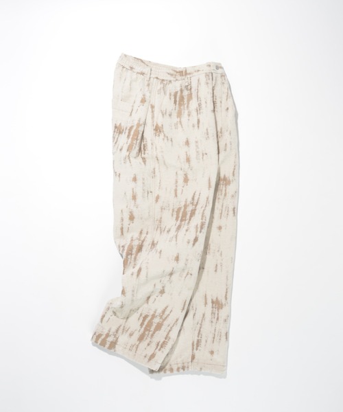 SUPERTHANKS(スーパーサンクス)の「<ダメージ加工>ジャガード素材サイドタックワイドパンツDamage jacquard side-tuck wide trousers(その他パンツ・メンズ・アイボリー・L/M/S)」の15枚目の写真