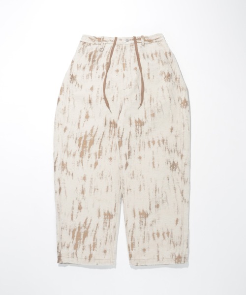 SUPERTHANKS(スーパーサンクス)の「<ダメージ加工>ジャガード素材サイドタックワイドパンツDamage jacquard side-tuck wide trousers(その他パンツ・メンズ・アイボリー・L/M/S)」の13枚目の写真