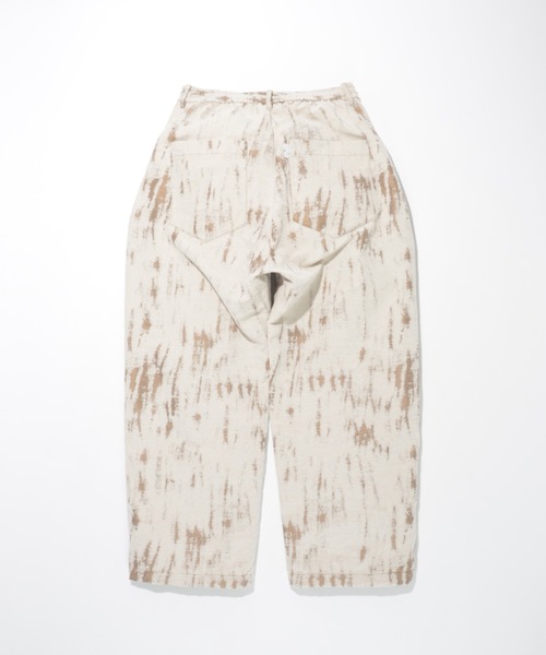 SUPERTHANKS(スーパーサンクス)の「<ダメージ加工>ジャガード素材サイドタックワイドパンツDamage jacquard side-tuck wide trousers(その他パンツ・メンズ・アイボリー・L/M/S)」の14枚目の写真