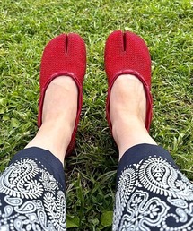 【BILLY'S EXCLUSIVE】Mesh Air String Flat 20256 Red