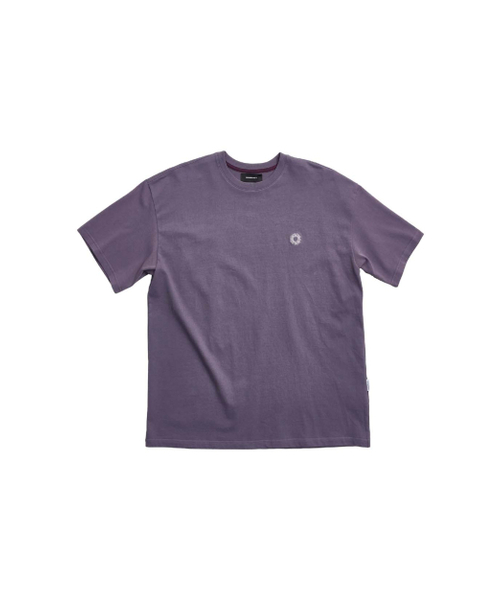 999HUMANITY(999ヒューマニティ)の「EVD イージーロゴハーフTシャツ(フェイデッドパープル)(Tシャツ/カットソー・レディース・その他・OS/1(S)/2(M)/3(L)/0(XS)/4(XL))」の1枚目の写真