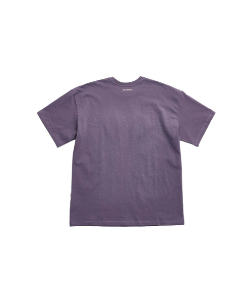 999HUMANITY(999ヒューマニティ)の「EVD イージーロゴハーフTシャツ(フェイデッドパープル)(Tシャツ/カットソー・レディース・その他・OS/1(S)/2(M)/3(L)/0(XS)/4(XL))」の2枚目の写真