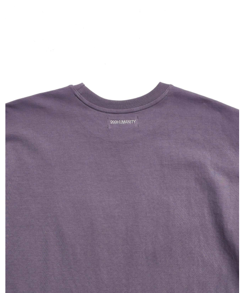 999HUMANITY(999ヒューマニティ)の「EVD イージーロゴハーフTシャツ(フェイデッドパープル)(Tシャツ/カットソー・レディース・その他・OS/1(S)/2(M)/3(L)/0(XS)/4(XL))」の3枚目の写真