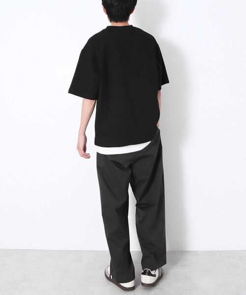 CRAFT STANDARD BOUTIQUE(クラフトスタンダードブティック)の「吸水速乾 ヘンリーネック半袖T(Tシャツ/カットソー・メンズ・ブラック/ホワイト/チャコールグレー・M/L)」の22枚目の写真