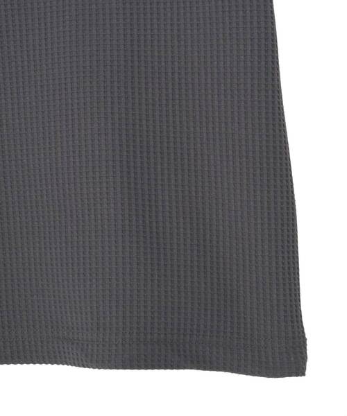 CRAFT STANDARD BOUTIQUE(クラフトスタンダードブティック)の「吸水速乾 ヘンリーネック半袖T(Tシャツ/カットソー・メンズ・ブラック/ホワイト/チャコールグレー・M/L)」の15枚目の写真