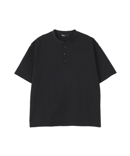 CRAFT STANDARD BOUTIQUE(クラフトスタンダードブティック)の「吸水速乾 ヘンリーネック半袖T(Tシャツ/カットソー・メンズ・ブラック/ホワイト/チャコールグレー・M/L)」の21枚目の写真