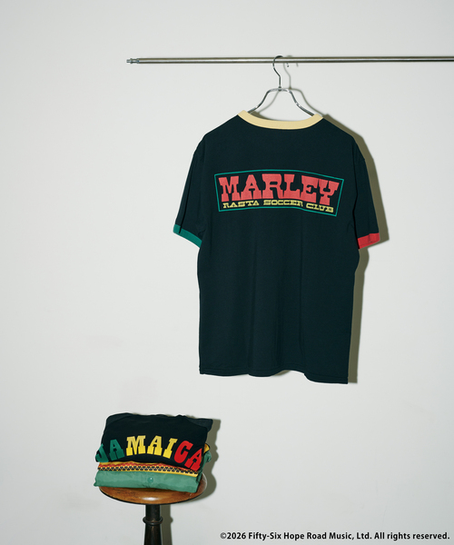 JOURNAL STANDARD(ジャーナルスタンダード)の「Bob Marley / ボブ・マーリー プリント Tシャツ(Tシャツ/カットソー・メンズ・イエロー/ホワイト/ブラック/チャコールグレー/ブラック系その他/ブラックミックス・LARGE/MEDIUM/SMALL)」の9枚目の写真