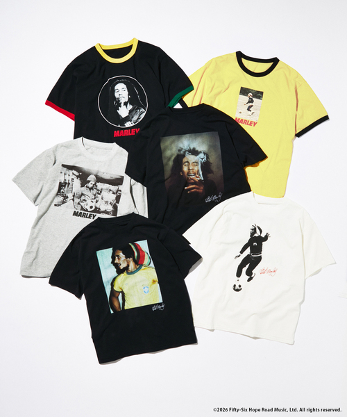 JOURNAL STANDARD(ジャーナルスタンダード)の「Bob Marley / ボブ・マーリー プリント Tシャツ(Tシャツ/カットソー・メンズ・イエロー/ホワイト/ブラック/チャコールグレー/ブラック系その他/ブラックミックス・LARGE/MEDIUM/SMALL)」の13枚目の写真