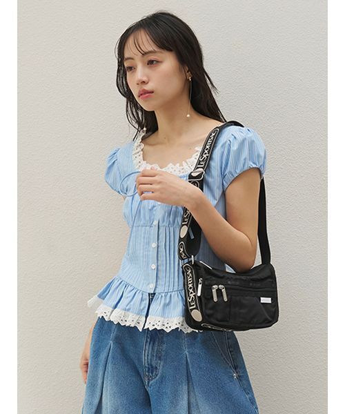 LeSportsac(レスポートサック)の「【SNIDEL×LeSportsac】SM EVERYDAY BAG MH(ショルダーバッグ・レディース・シルバー/イエロー/ブラック・F)」の17枚目の写真