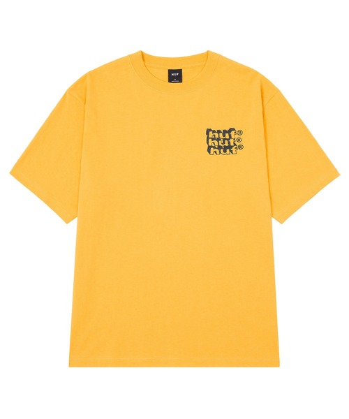 HUF(ハフ)の「HAND STACKED TEE(Tシャツ/カットソー・メンズ・アッシュグレー/ブラック/ホワイト/マスタード/ホワイト系その他・XXL/M/S/L/XL)」の19枚目の写真