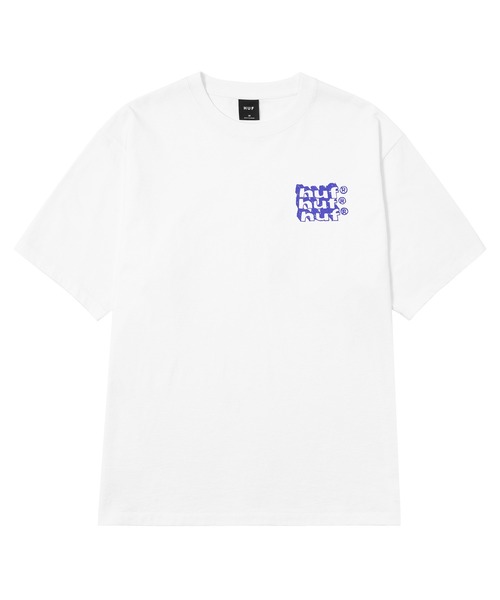 HUF(ハフ)の「HAND STACKED TEE(Tシャツ/カットソー・メンズ・アッシュグレー/ブラック/ホワイト/マスタード/ホワイト系その他・XXL/M/S/L/XL)」の7枚目の写真