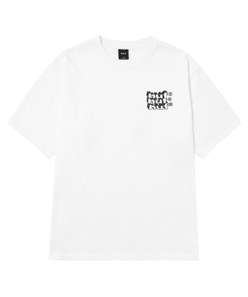 HUF(ハフ)の「HAND STACKED TEE(Tシャツ/カットソー・メンズ・アッシュグレー/ブラック/ホワイト/マスタード/ホワイト系その他・XXL/M/S/L/XL)」の10枚目の写真