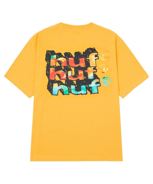 HUF(ハフ)の「HAND STACKED TEE(Tシャツ/カットソー・メンズ・アッシュグレー/ブラック/ホワイト/マスタード/ホワイト系その他・XXL/M/S/L/XL)」の18枚目の写真